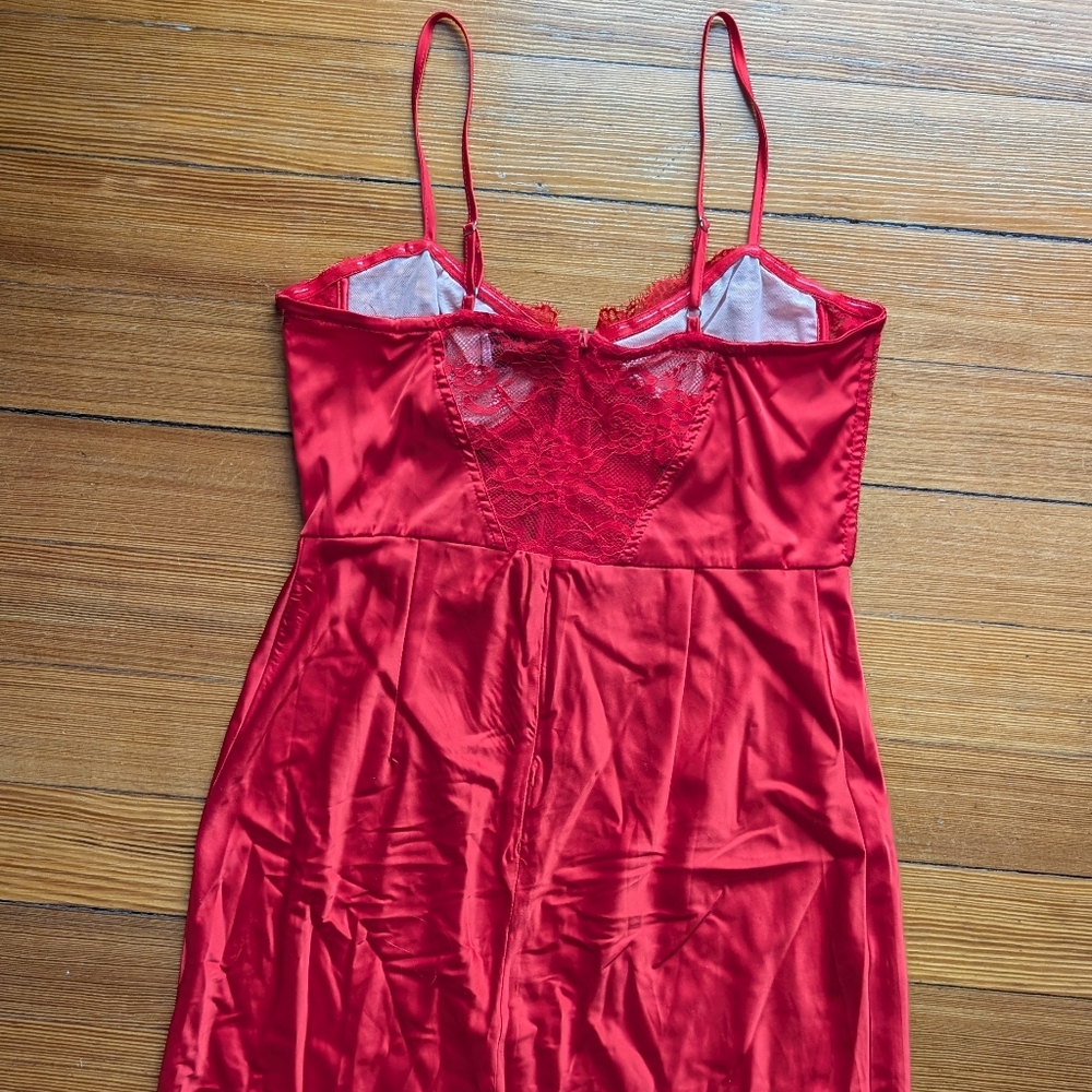 Red Lingerie Dress - Picture 10 of 12